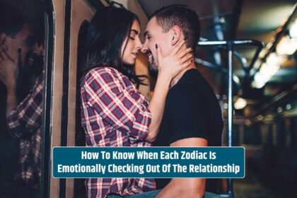 Learn how to know when each zodiac is emotionally checking out of the relationship, even a couple hugging.