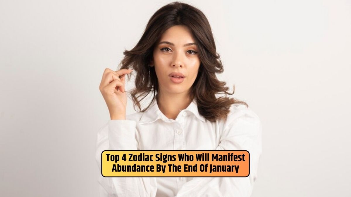 Wearing a white shirt, the girl, with determination, will manifest abundance by the end of January.