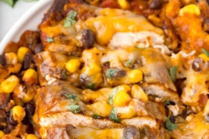 Santa Fe Chicken, Recipe, Chicken Breast, Southwest Cuisine, Spices, Colby Jack Cheese, Flavorful, Easy Chicken Recipe,