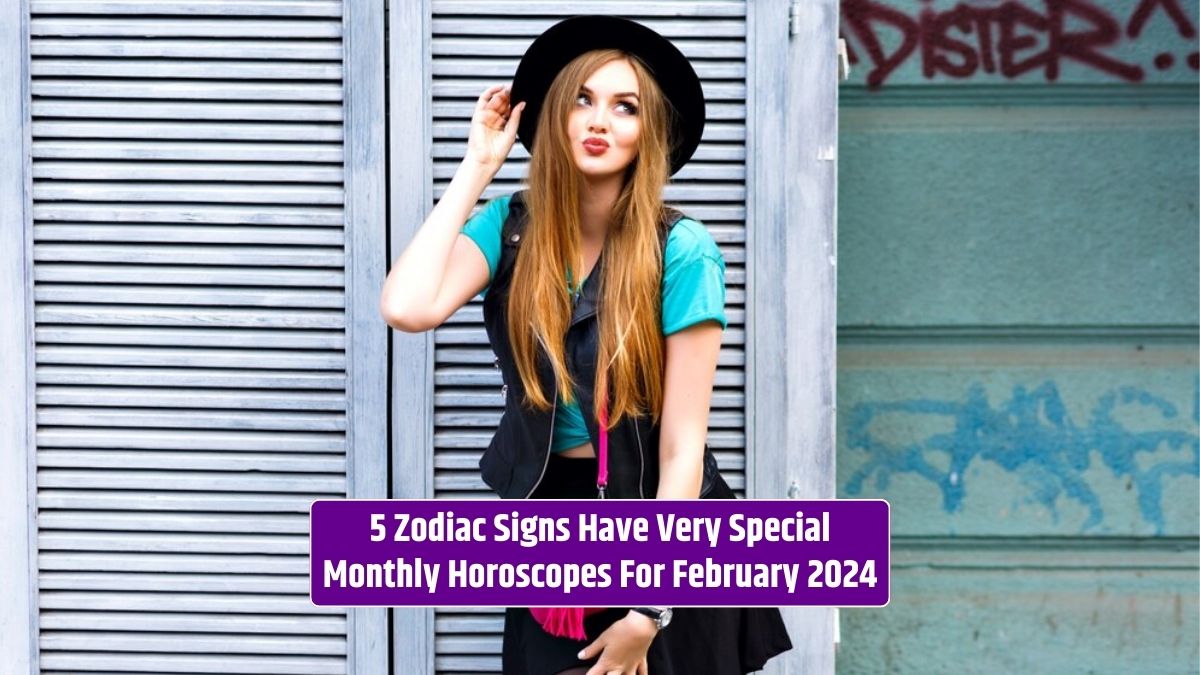 The modern-looking girl can anticipate very special monthly horoscopes tailored for February 2024.