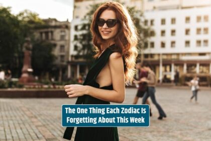 Each zodiac sign may overlook a crucial aspect this week, even the classy girl sporting black goggles.