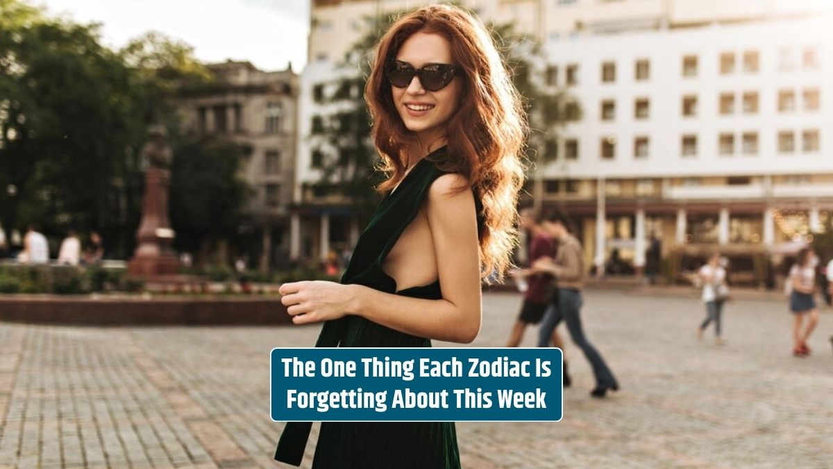 Each zodiac sign may overlook a crucial aspect this week, even the classy girl sporting black goggles.