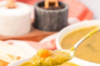 Crock Pot, Split Pea Soup, slow cooker, vegetarian, comfort food, hearty soup, vegetable broth, miso paste, chilly days, flavorful,